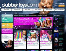 Tablet Screenshot of clubbertoys.com